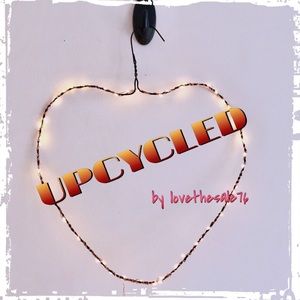 Heart wire lights - upcycle items - try with me!